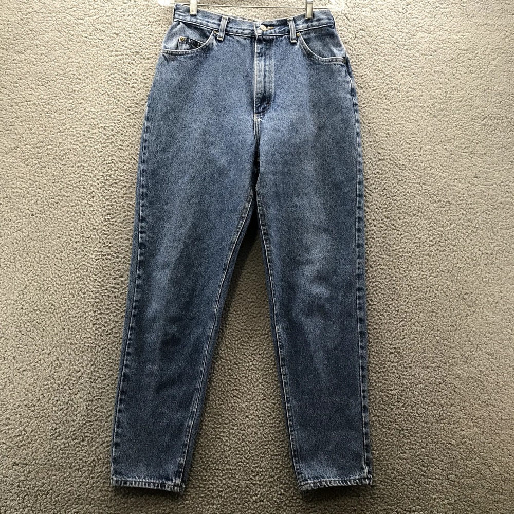 Lee Women's High Rise Distressed Jeans 100% Cotton Size 12 Med